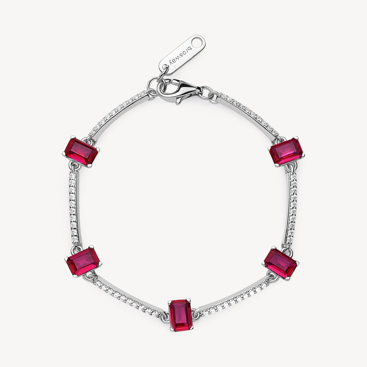 Bracciale argento Fancy passion ruby