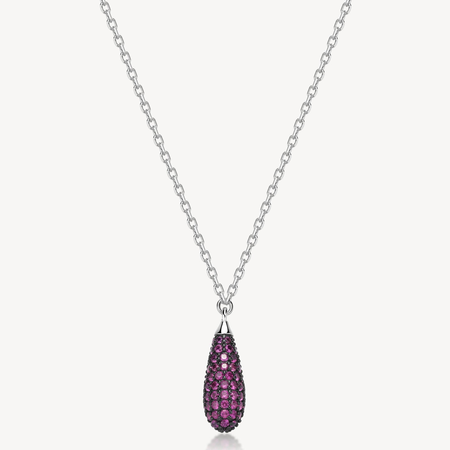 Collana Brosway Fancy Passion ruby Goccia pavè piccola