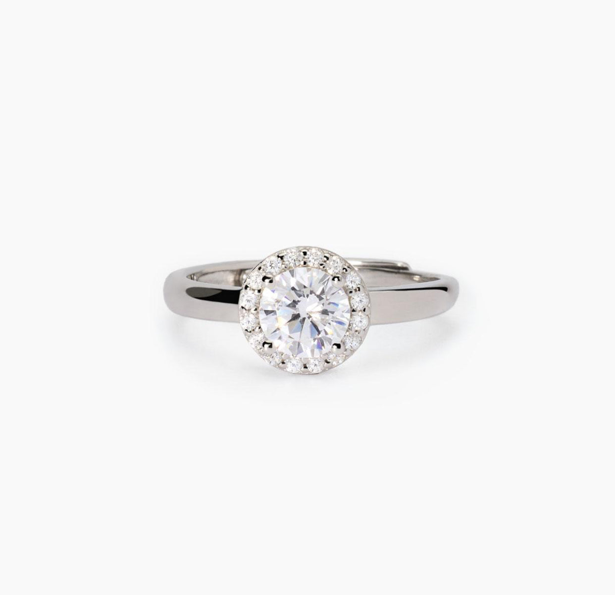 Anello donna Mabina in argento con zirconi