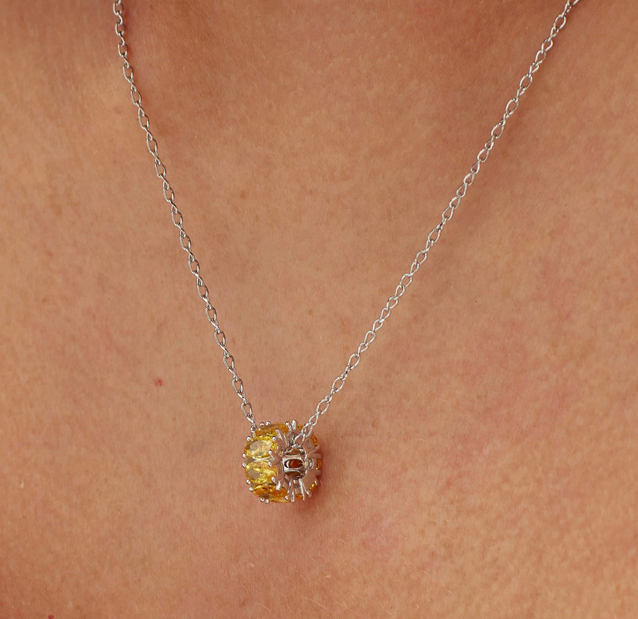 Charm argento Fancy ENERGY YELLOW