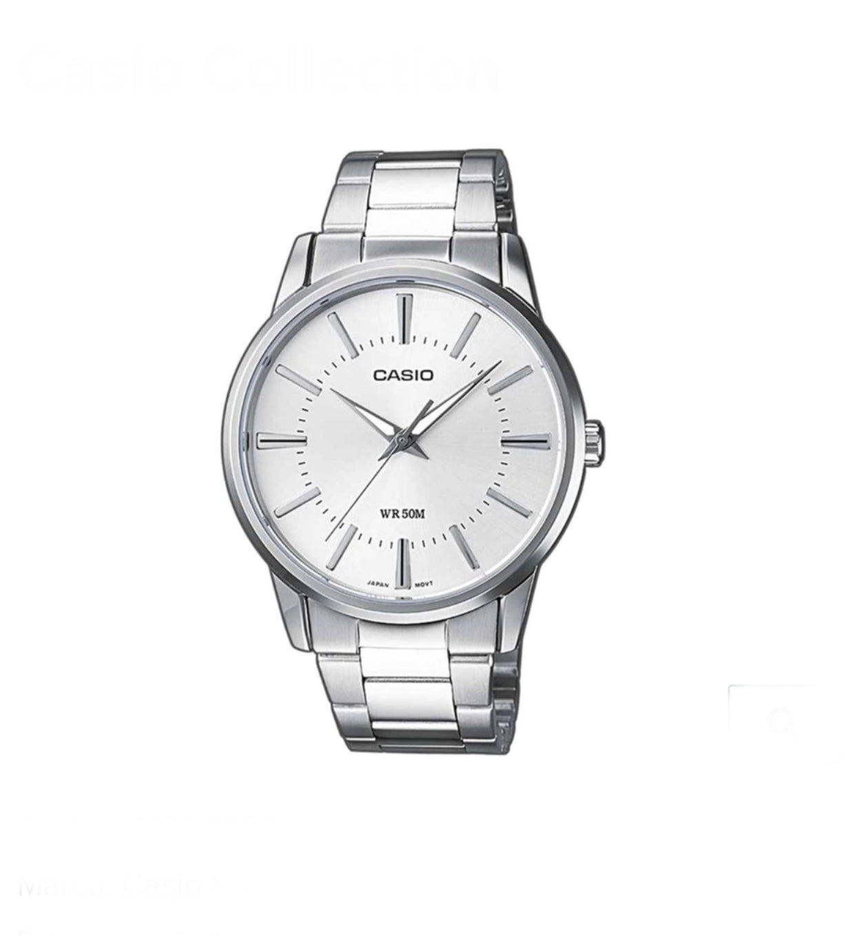 Orologio analogico Casio uomo acciaio