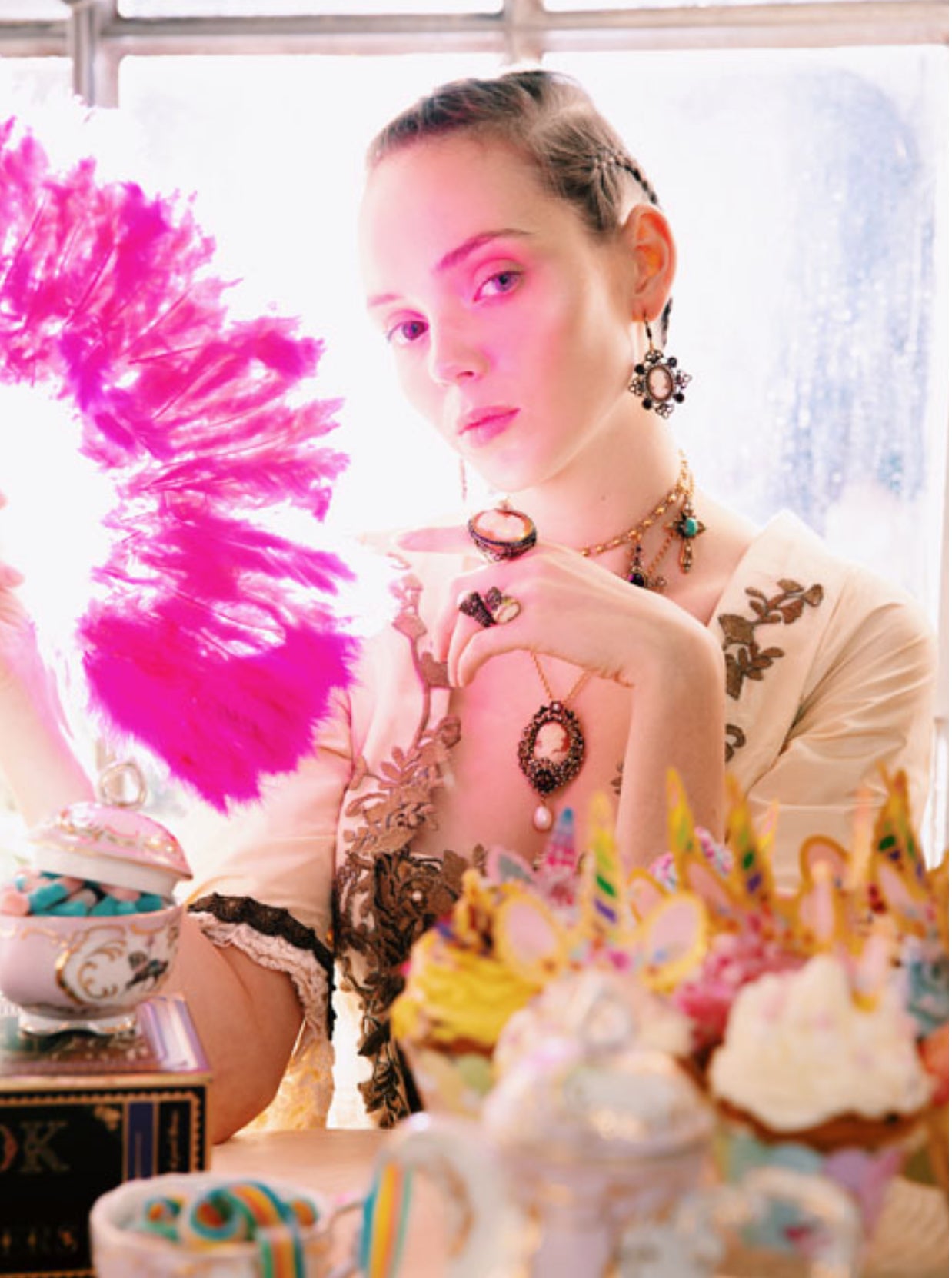 Collana Alcozer Cammeo floreale