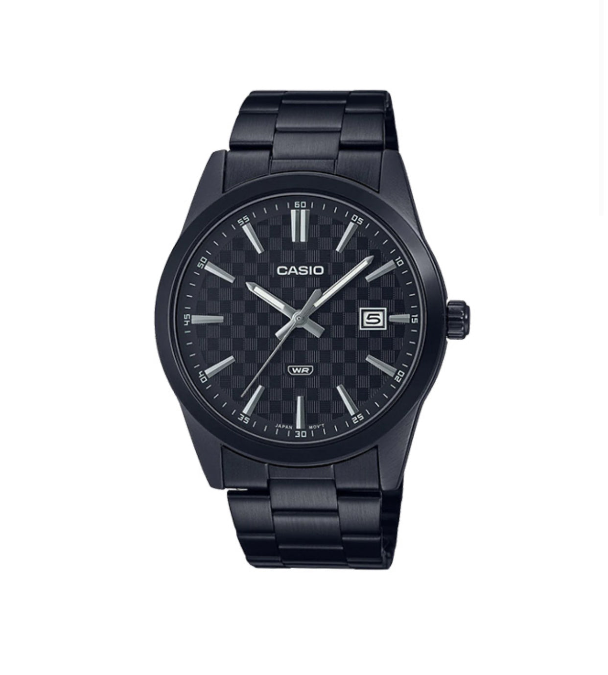 Orologio Casio uomo Analogico nero Quadrante a scacchiera