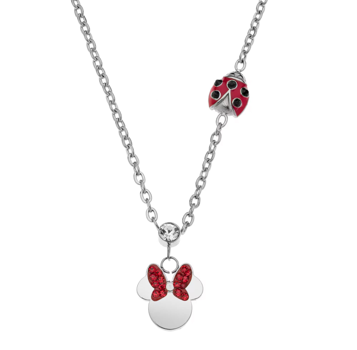Collana bimba Disney Minnie coccinella