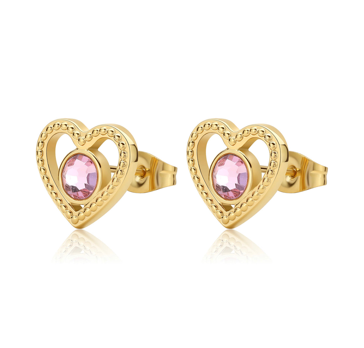 Orecchini S'Agapò donna LUCKY LIGHT Cuore oro