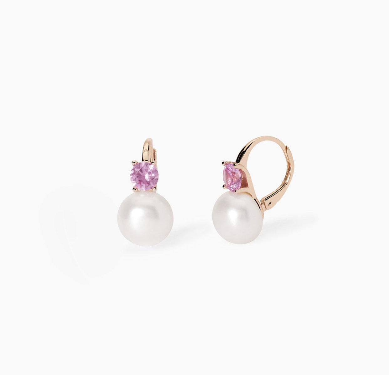 Orecchini Mabina con perle e tormalina sintetica
