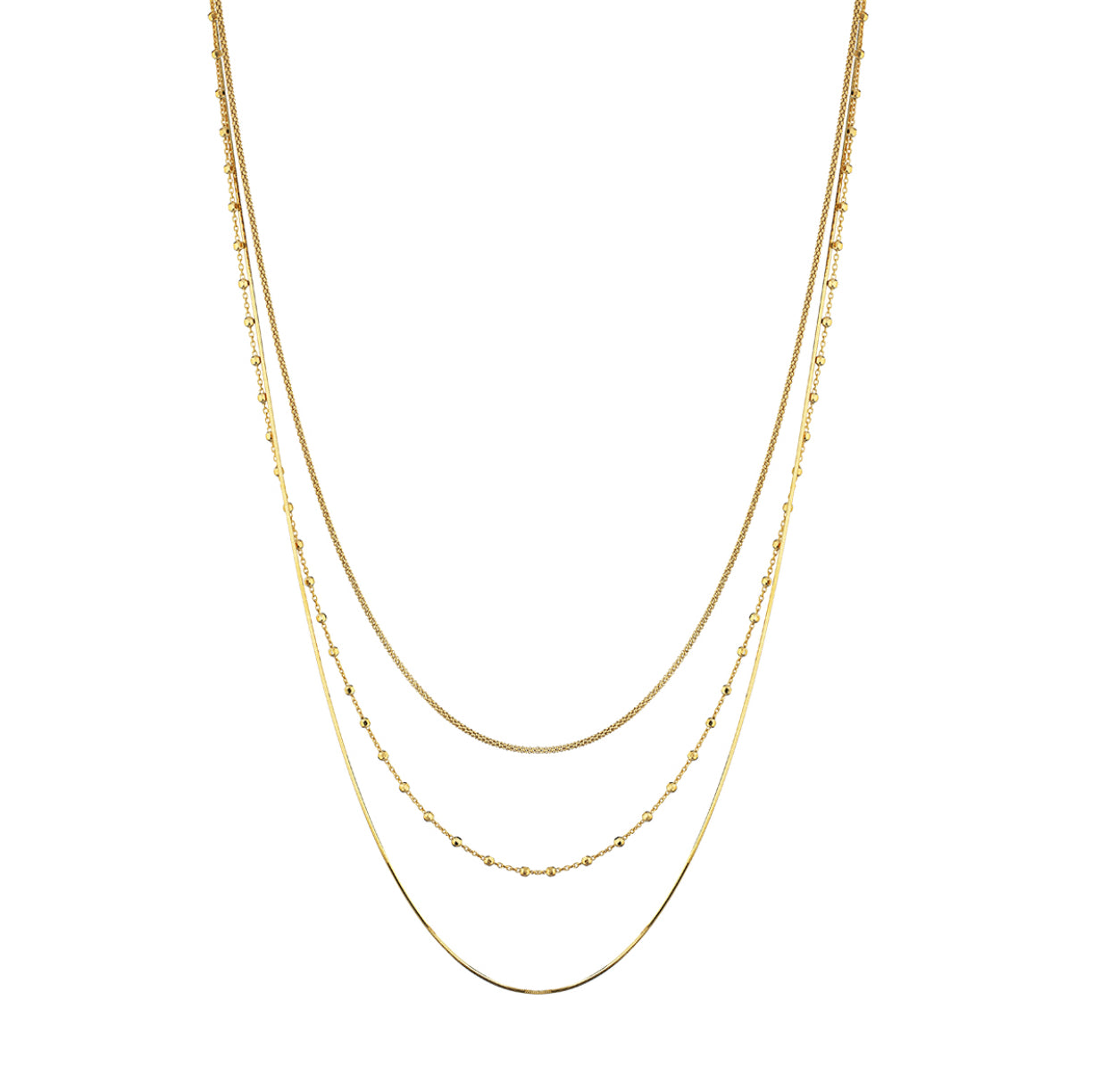 Collana Donna Marcello Pane a tre fili