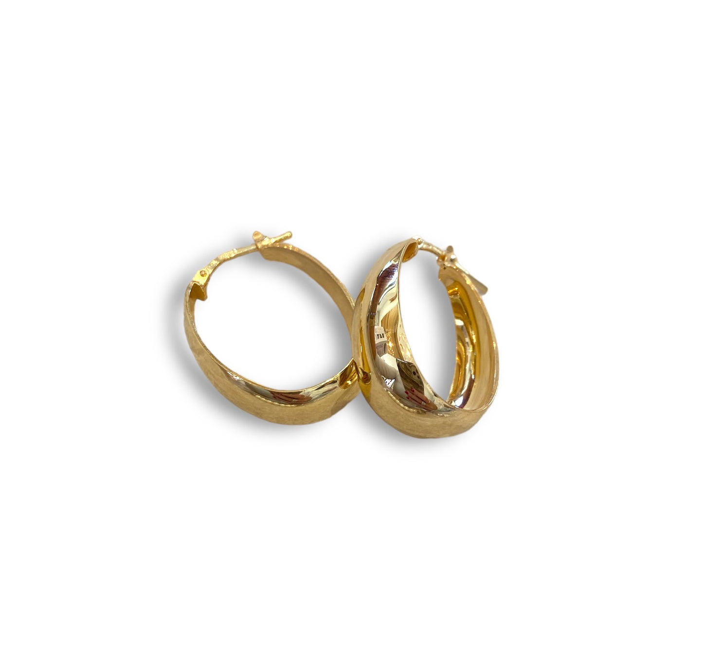 Orecchini Marcello Pane Cerchi ovali gold