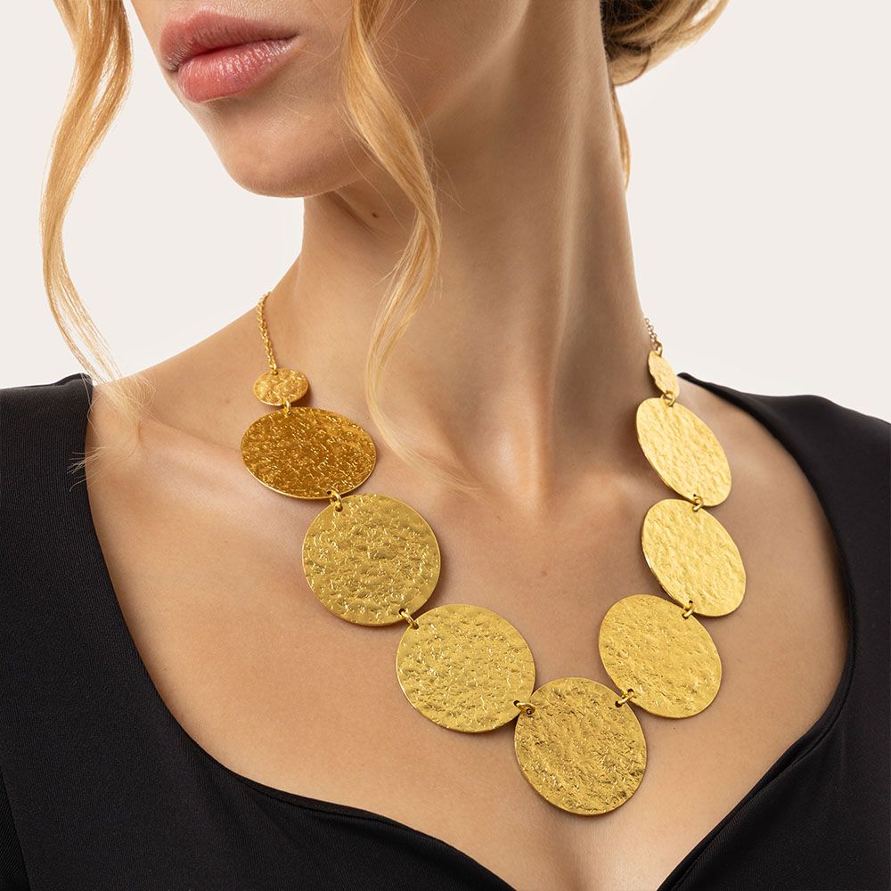 Collana Vestopazzo donna Maxi placche raw