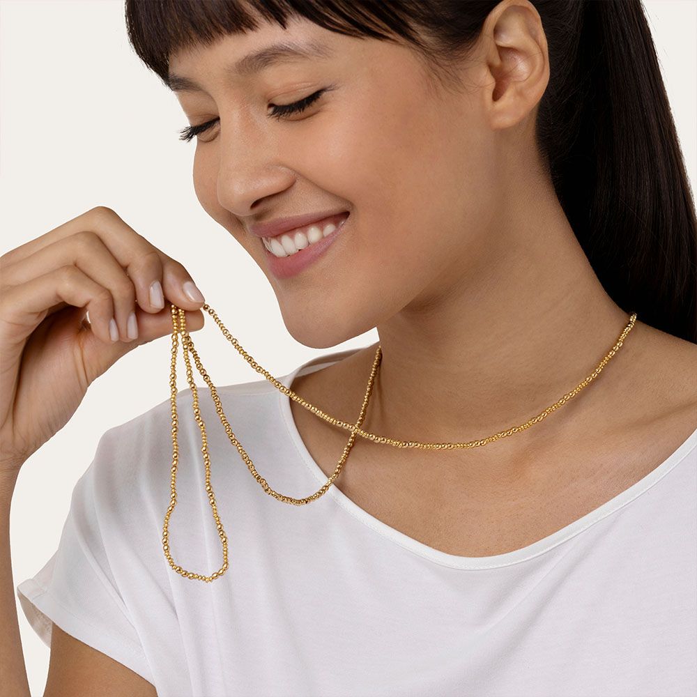 Collana lunga Vestopazzo donna Sfere mix