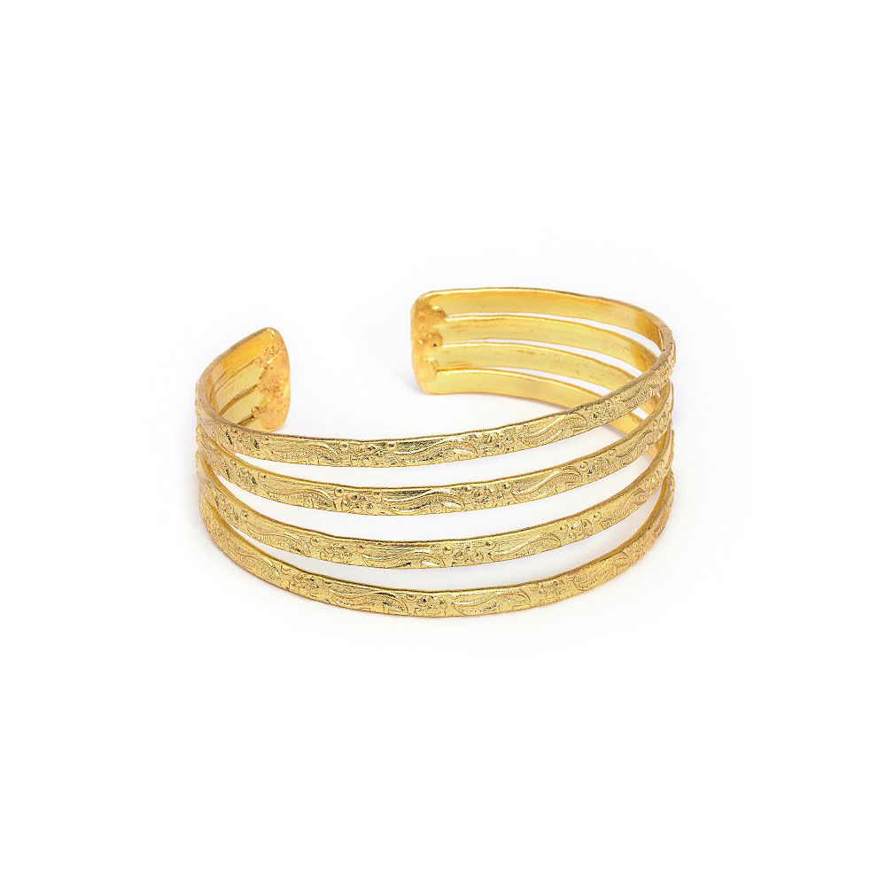 Bracciale rigido Vestopazzo donna Multilinee design