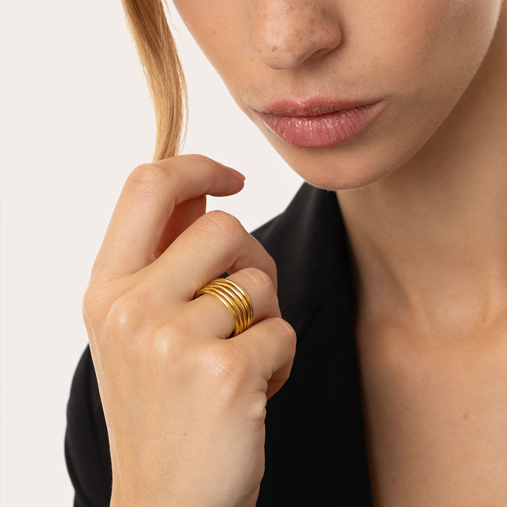 Anello Vestopazzo donna Fascia linee
