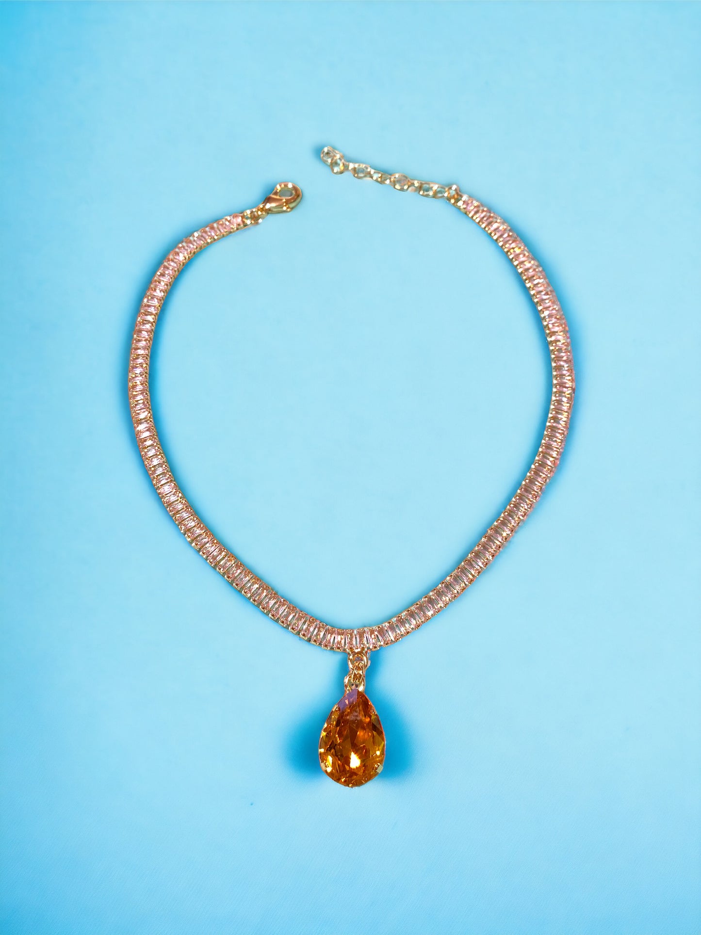 Collana con goccia Diamond Accessori Amber