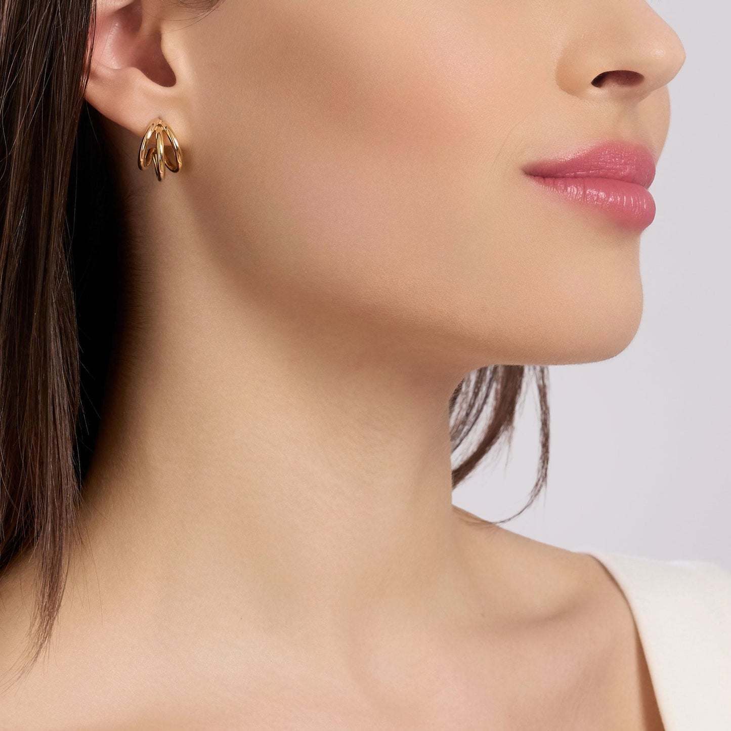 Orecchini Kidult Style donna Semicerchi gold