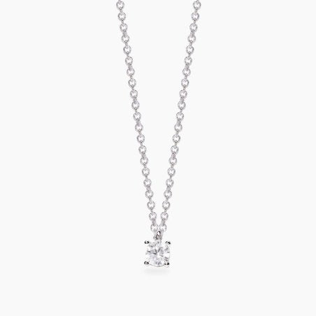 Collana Mabina donna Punto luce con diamante lab grown
