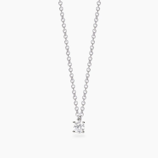 Collana Mabina donna Punto luce con diamante lab grown