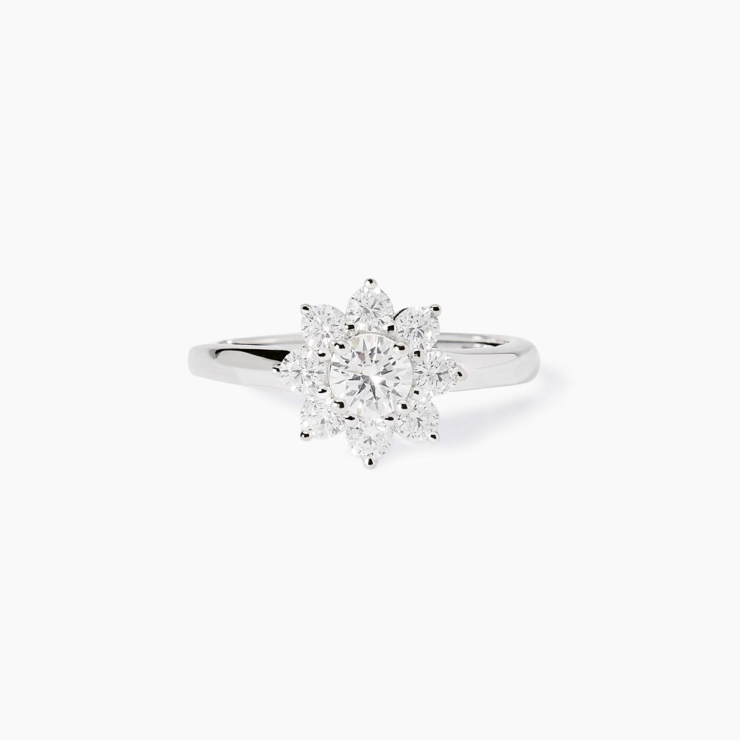 Anello donna Mabina con fiore in zirconi EDEN