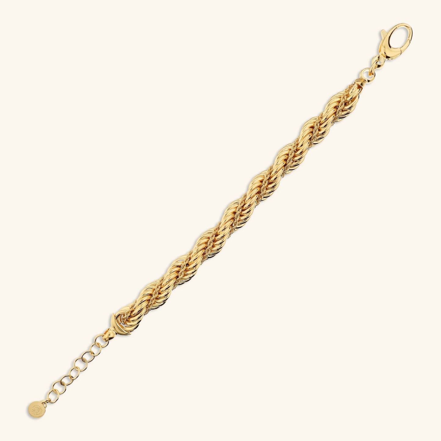 Bracciale donna Etrusca Doppia Catena Corda