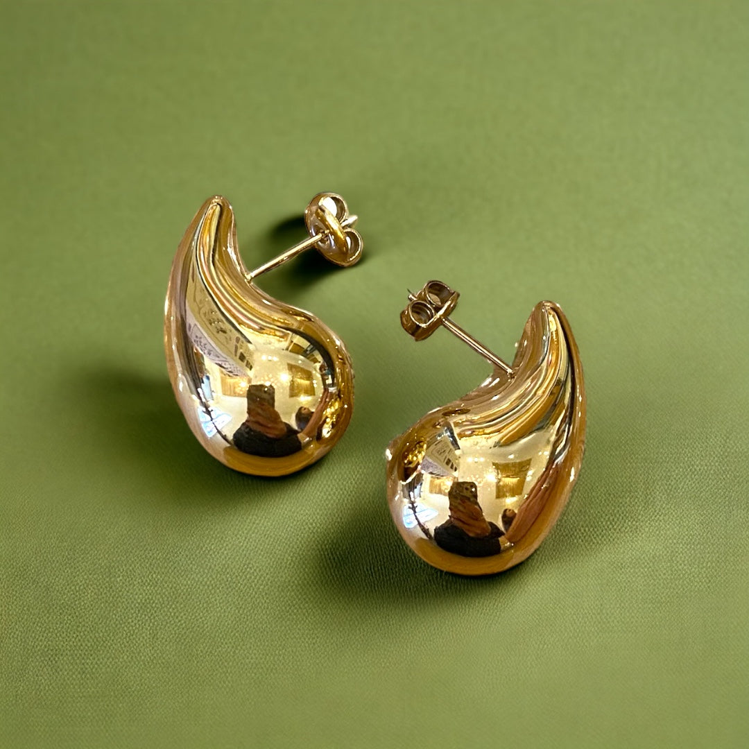 Orecchini goccia veneta gold small