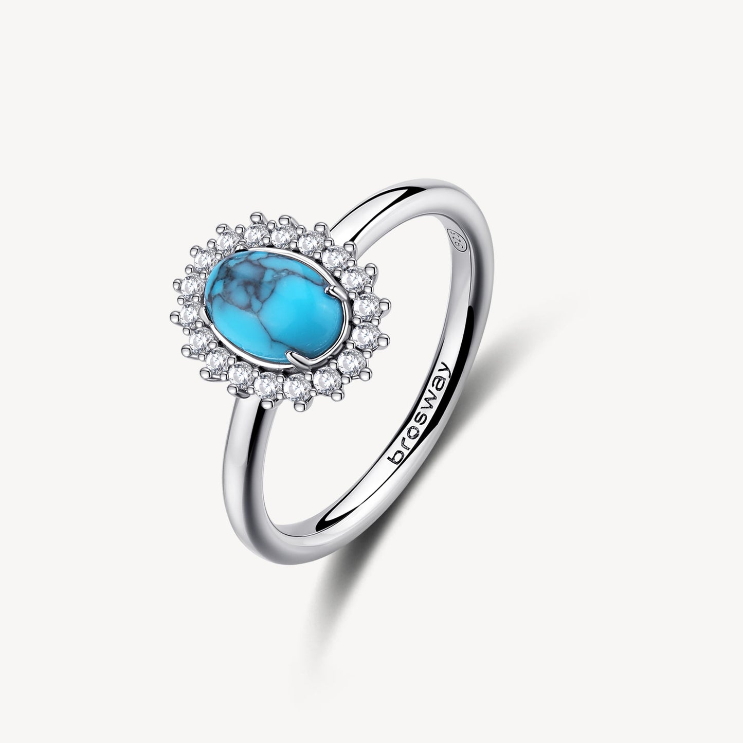 Anello Brosway Fancy donna Kate cloud light blue