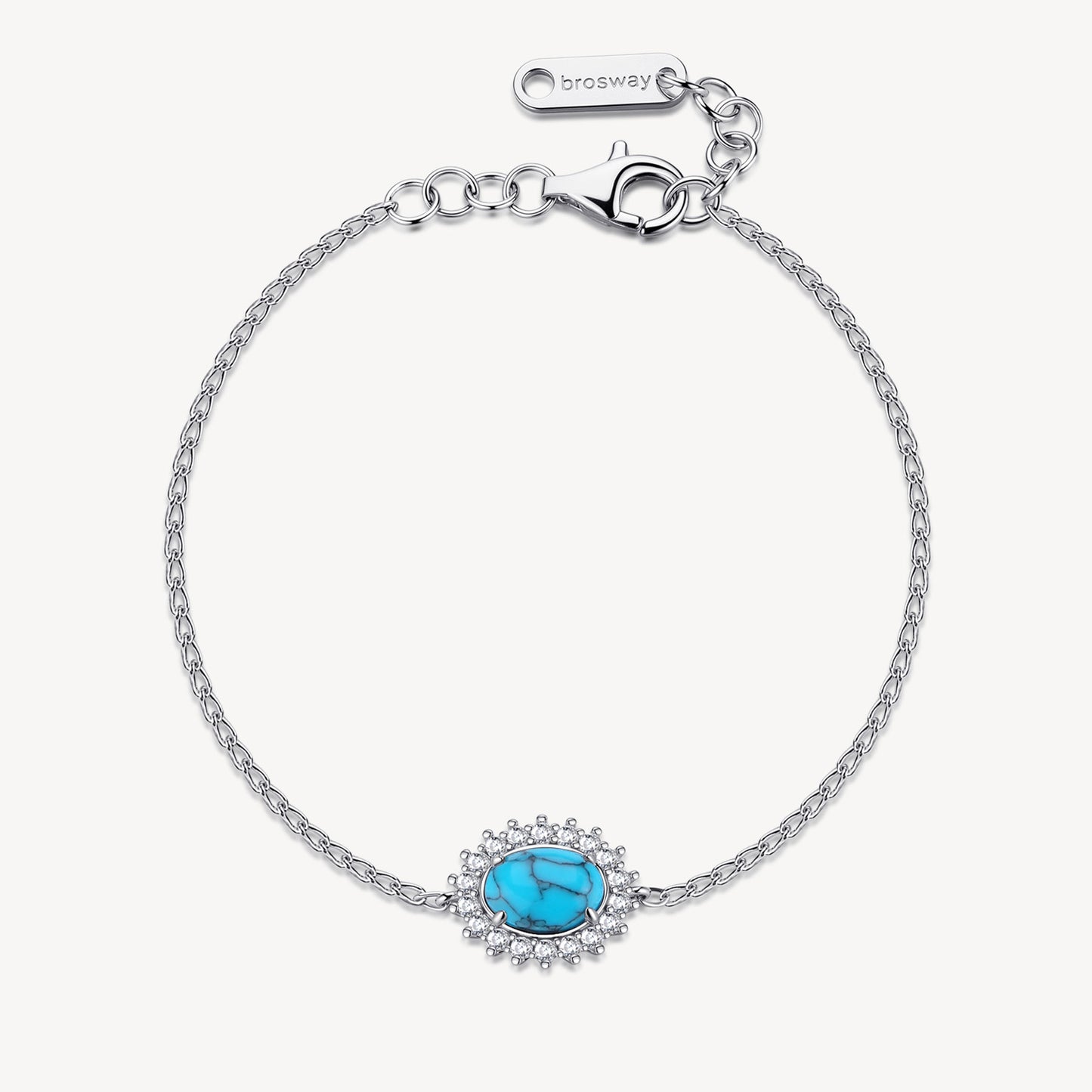 Bracciale argento Fancy cloud light blue