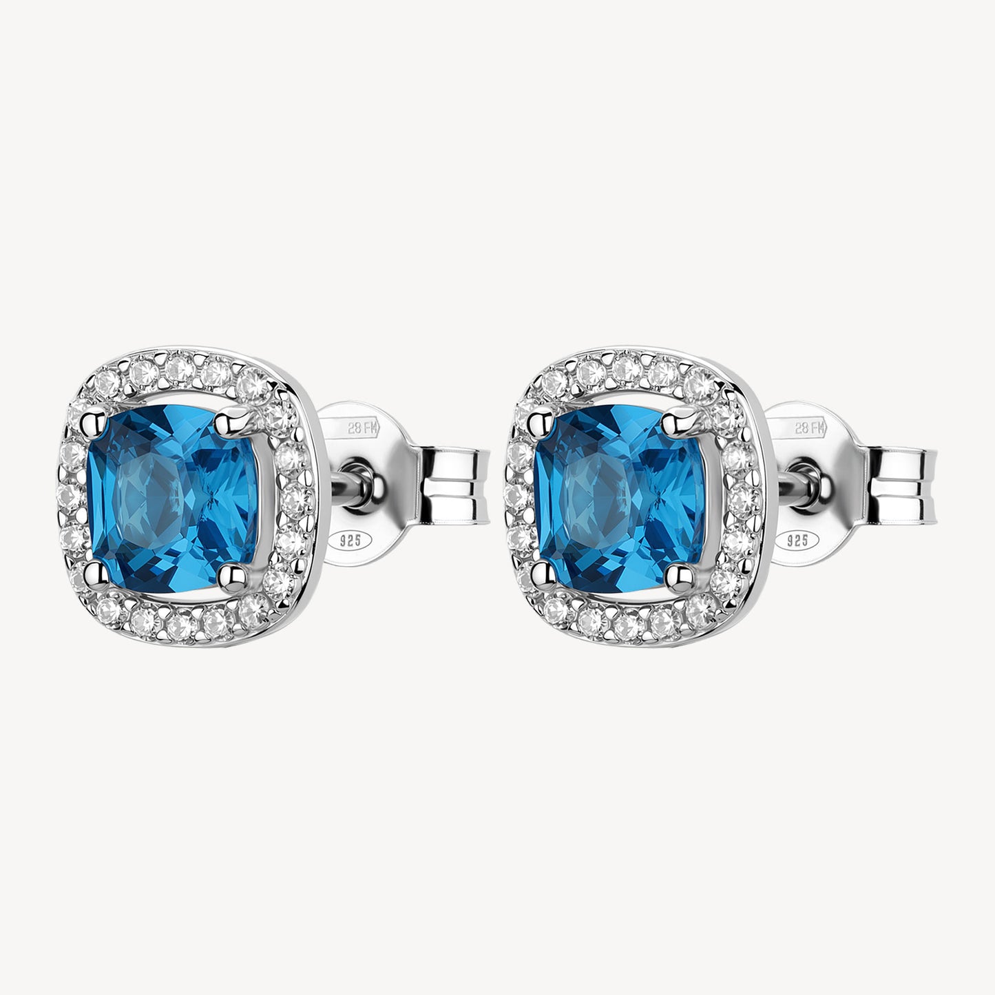 Orecchini argento Fancy freedom blue