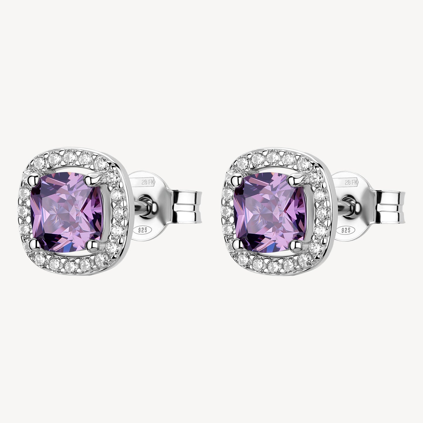 Orecchini argento Fancy magic purple