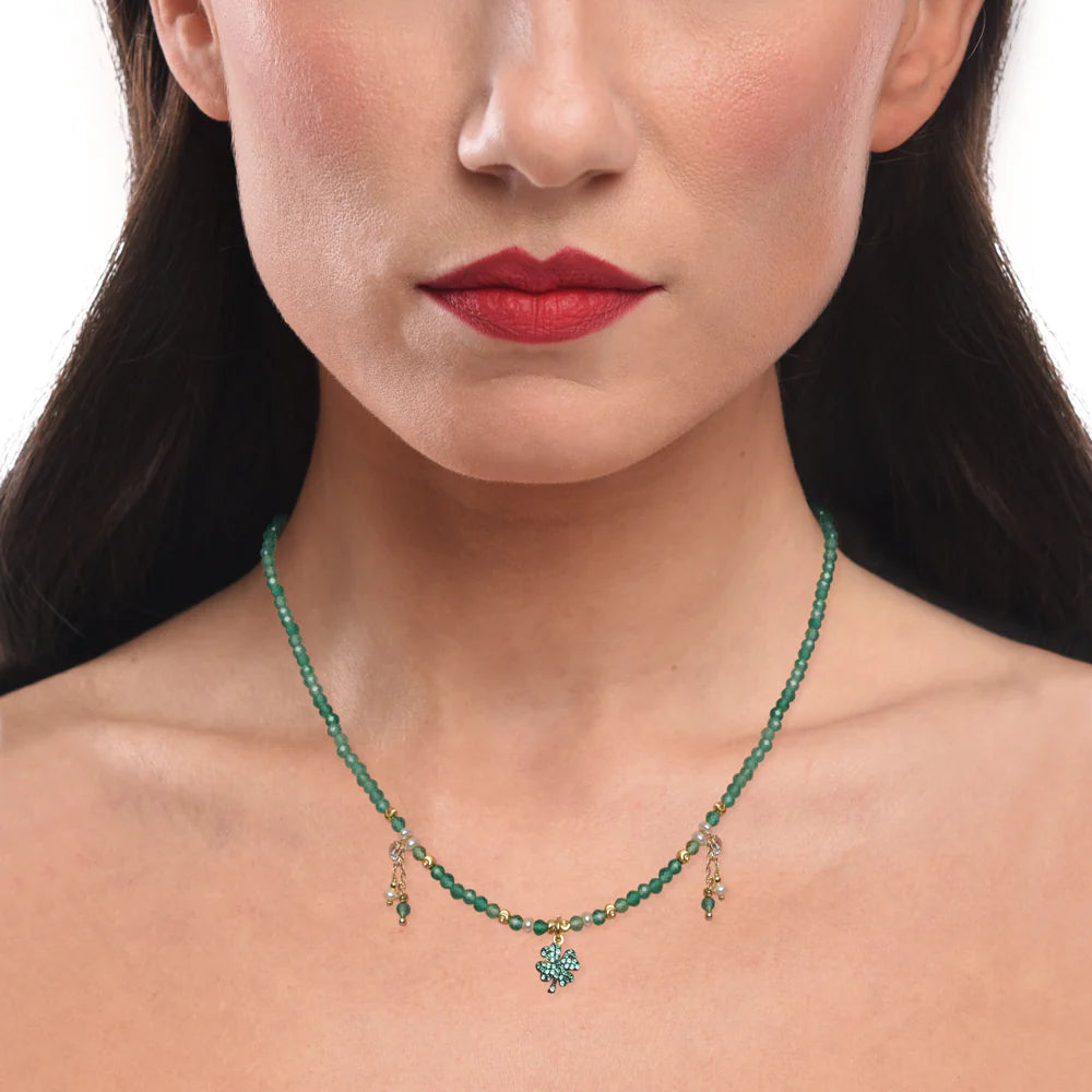 Collana Nivy donna quadrifoglio