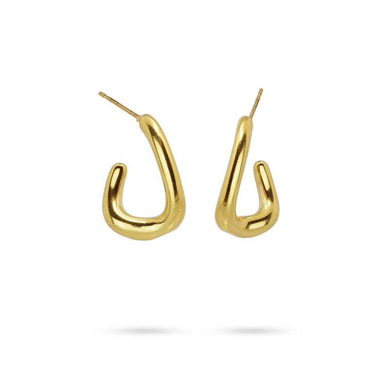 Orecchini Anartxy donna cerchi curvi