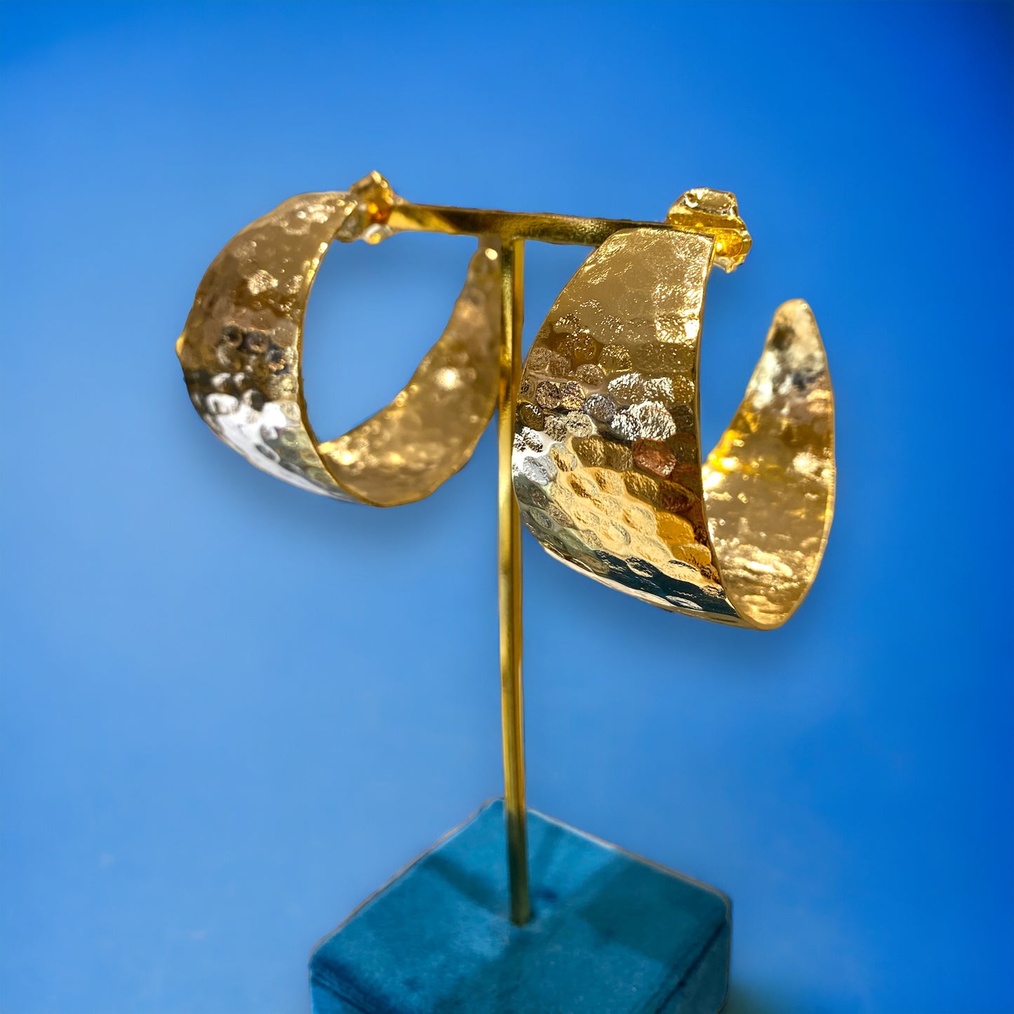 Orecchini a cerchio Diamond Accessori Martellato