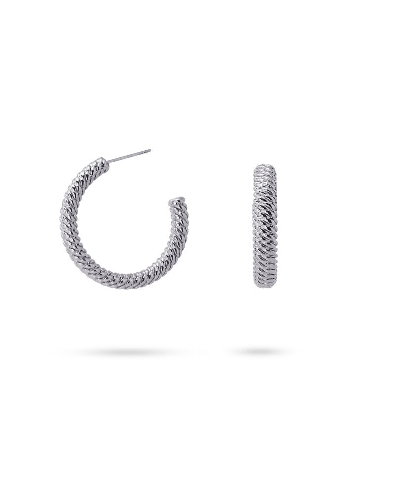 Orecchini Anartxy donna cerchio snake medium