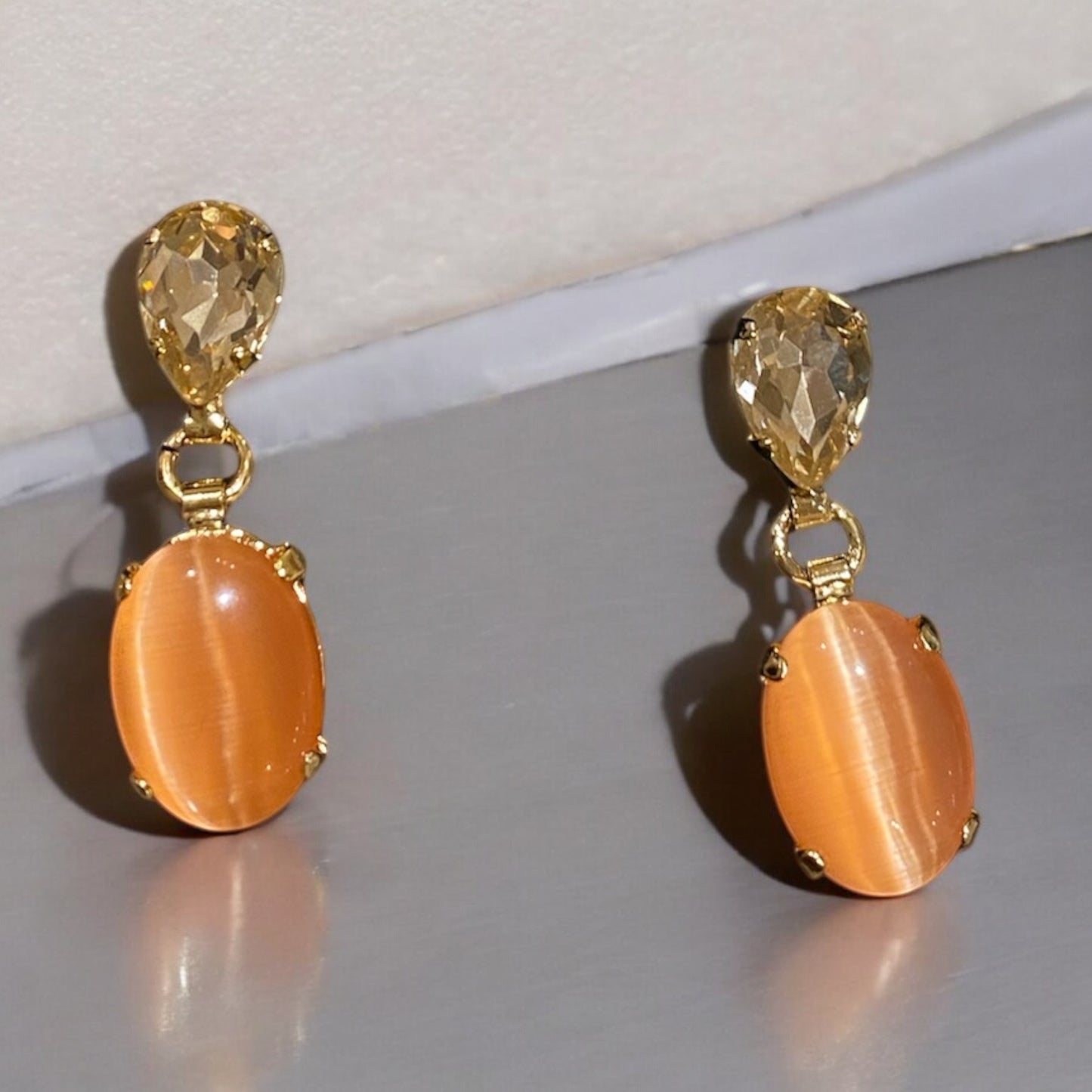 Orecchini Diamond Accessori Peach
