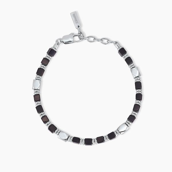 Bracciale uomo 2Jewels Agata nera