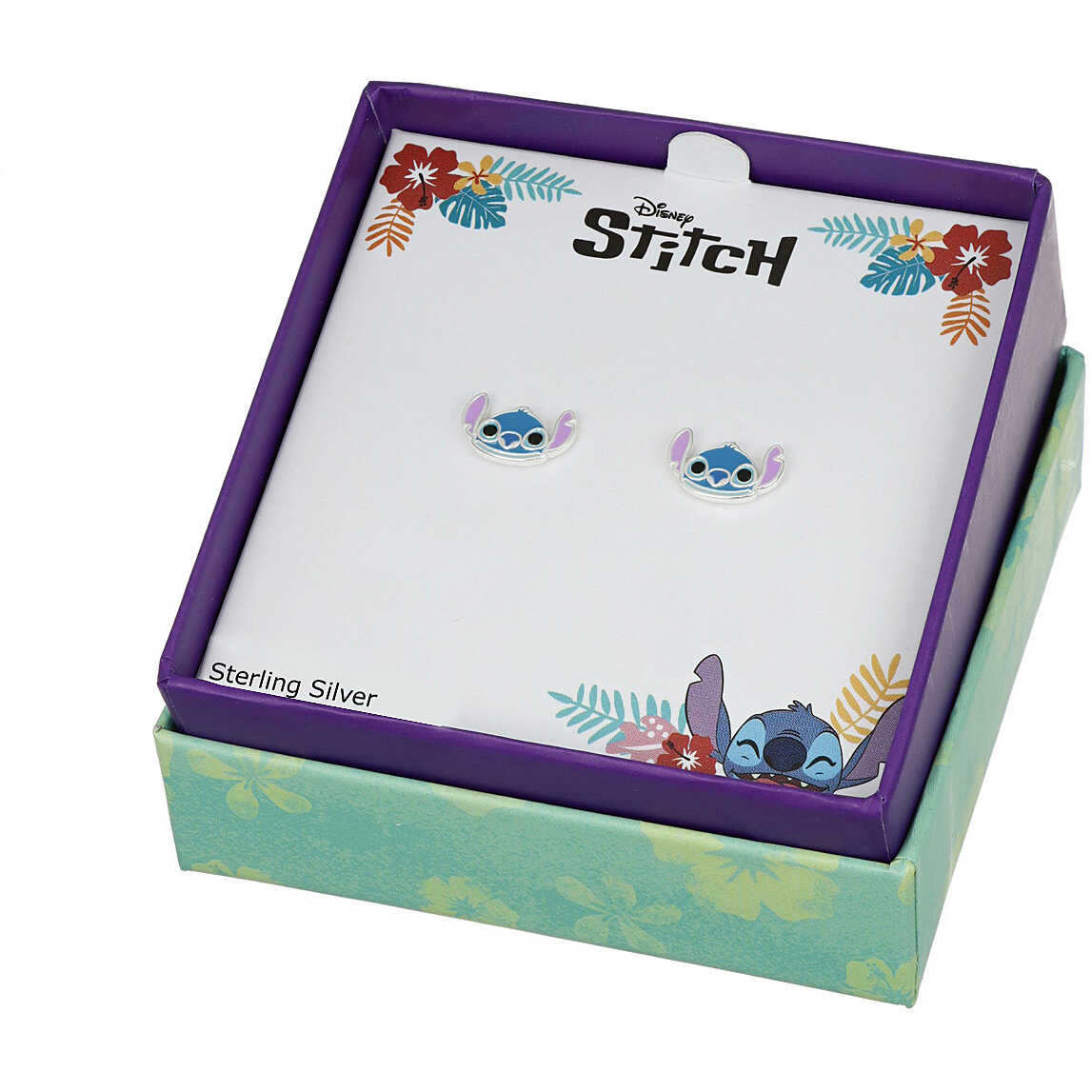 Orecchini a lobo bimba Disney Stitch