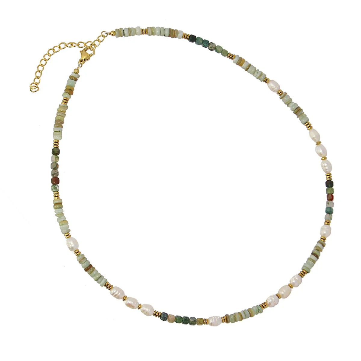 Collana Anartxy donna con pietre e perle