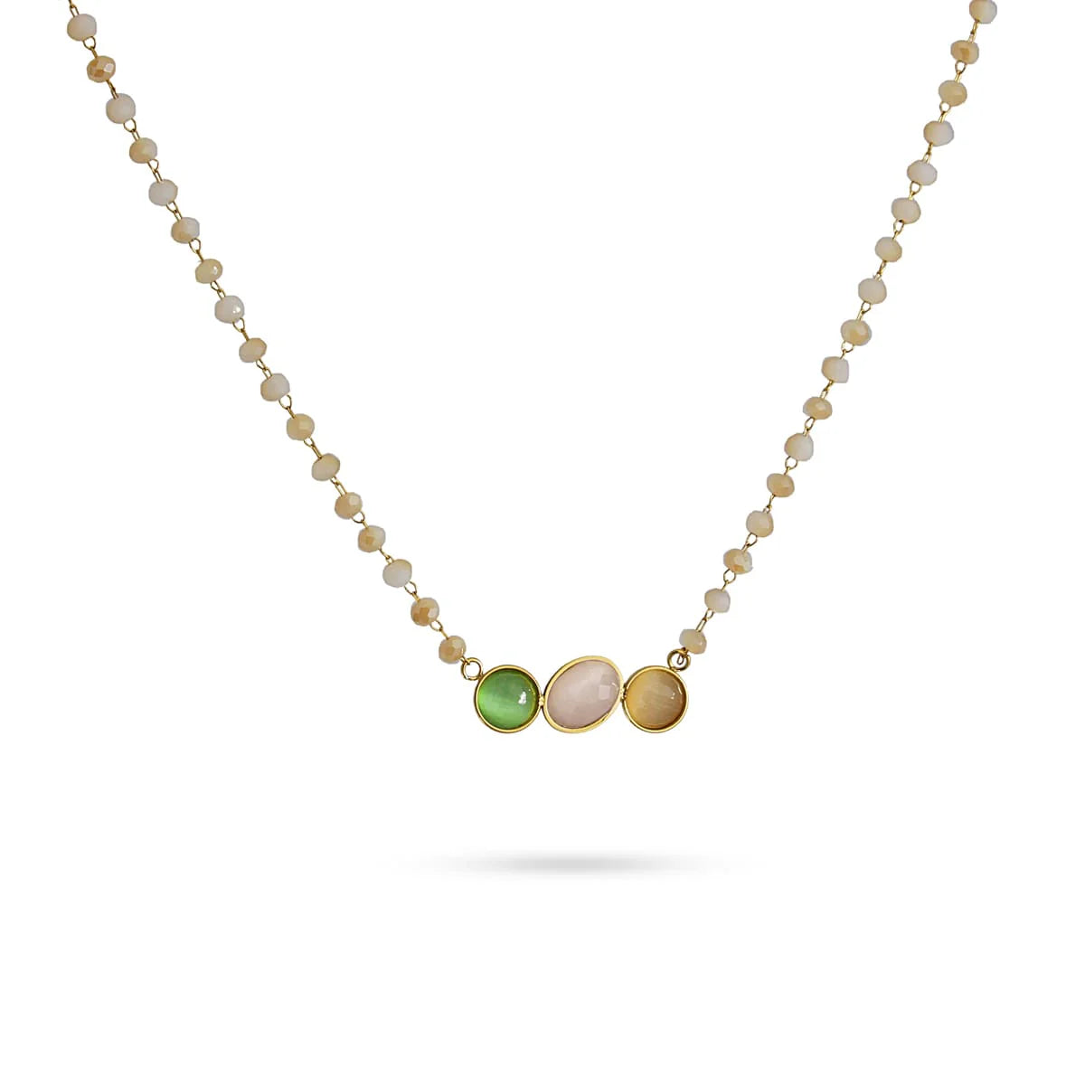 Collana Anartxy donna con cristalli e pietre