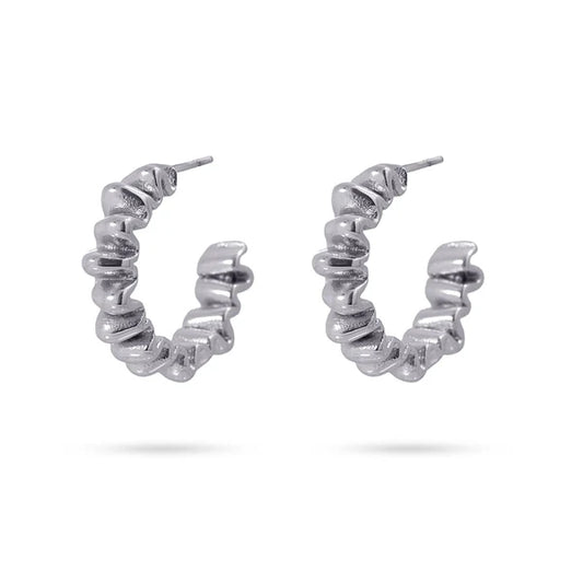 Orecchini a cerchio Anartxy donna Ripiegati