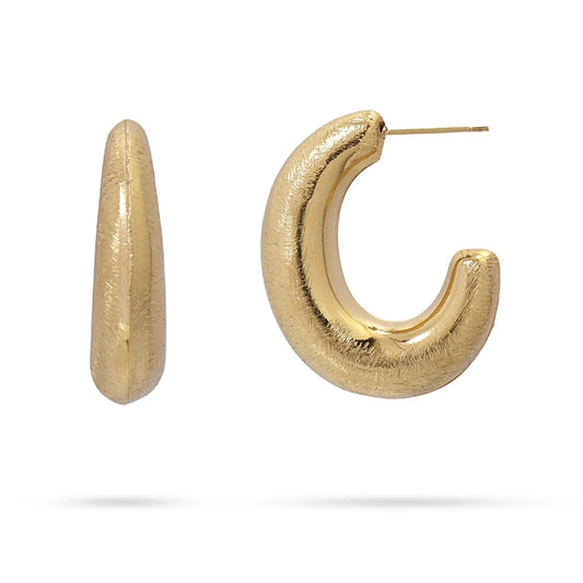 Orecchini a cerchio Anartxy donna Satinato