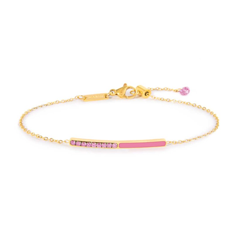Bracciale Marlù donna Zirconi e smalto gold