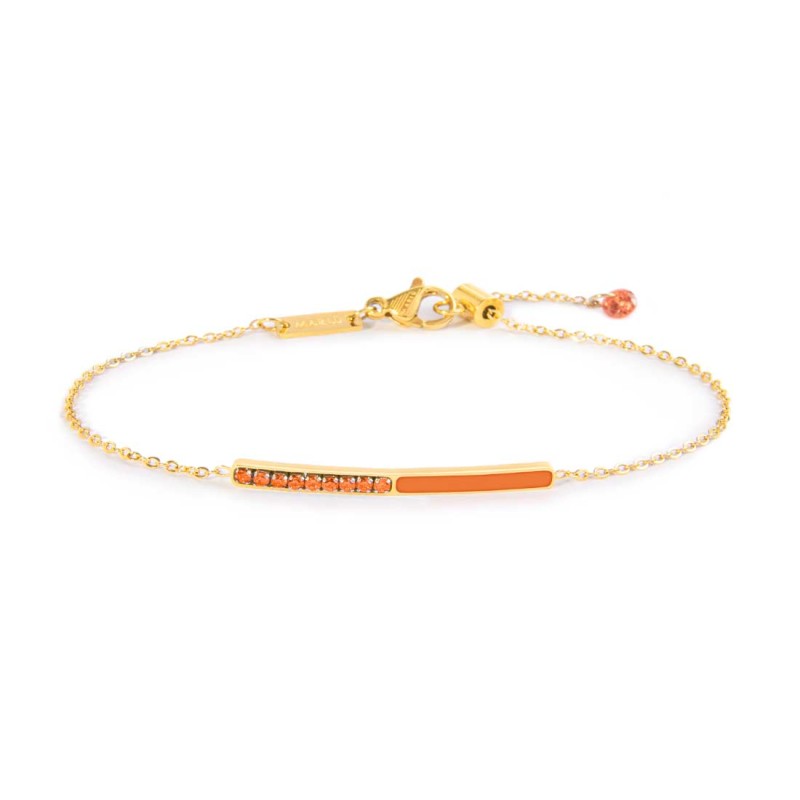 Bracciale Marlù donna Zirconi e smalto gold