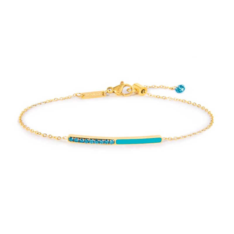 Bracciale Marlù donna Zirconi e smalto gold