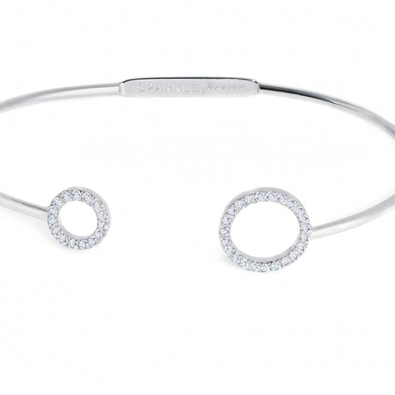 Bracciale rigido Marlù Cerchi con zirconi