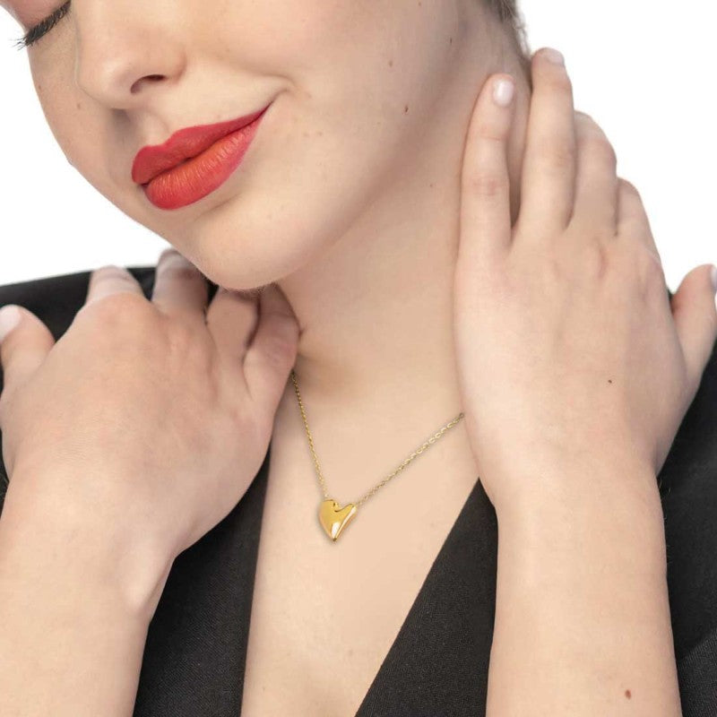 Collana Marlù Cuoricino irregolare