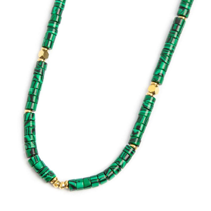Collana Marlù unisex Malachite