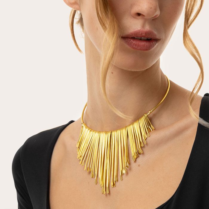 Collana Vestopazzo donna Rigida con punte stilizzate
