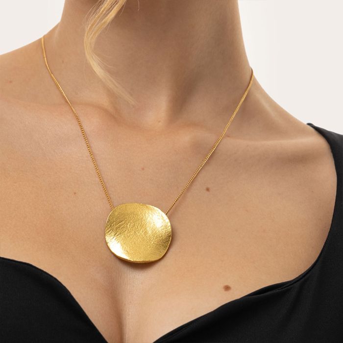 Collana Vestopazzo donna Piastra tonda