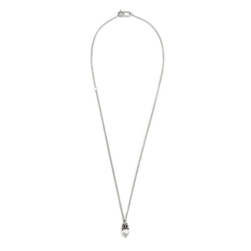 Collana Marlù unisex catena grumetta con pendente