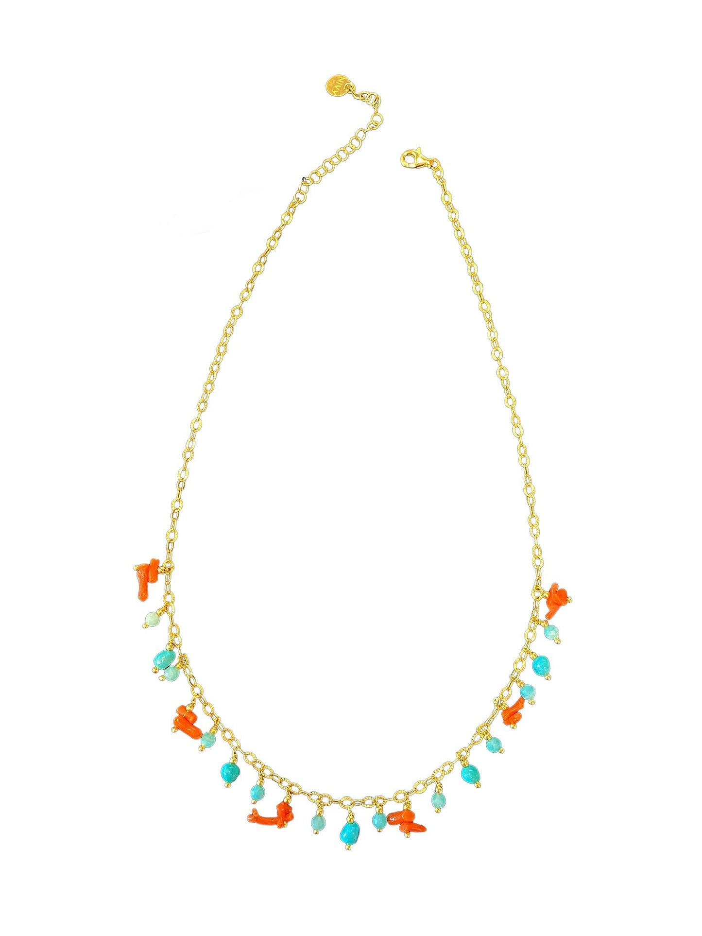 Collana Nivy donna corallini pendenti