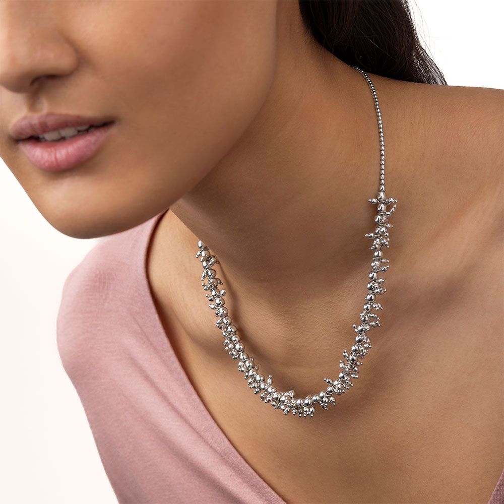 Collana Vestopazzo donna Sfere mogra