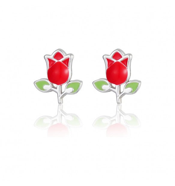 Orecchino Disney Bimba Rose principessa lobo